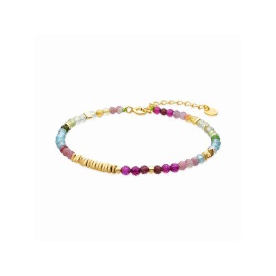 Luxenter Pulsera Plata Chapada Piedras