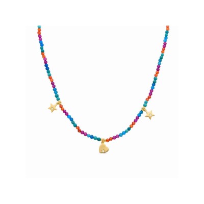 Luxenter Collar Plata Chapada Piedras