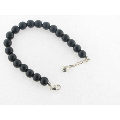 Pulsera Plata Azabache