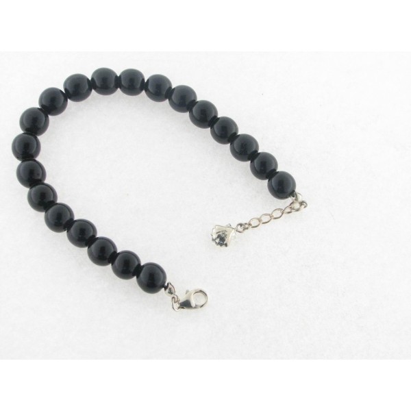 Pulsera Plata Azabache
