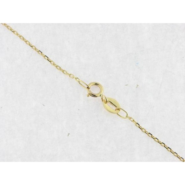 Cadena oro 45cm forzada
