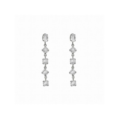 Victoria Cruz Pendientes Plata Piedras