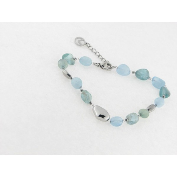 Viceroy pulsera acero piedra natural