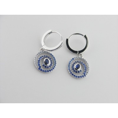 Viceroy pendientes aro plata circonitas