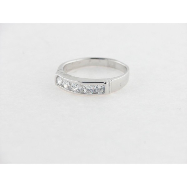 Anillo plata circonitas