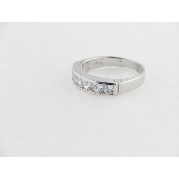 Anillo plata circonitas