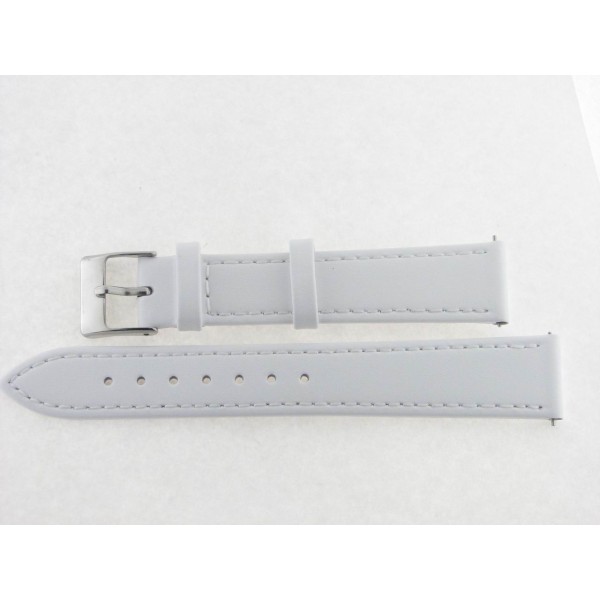 Correa Piel 18 mm blanca