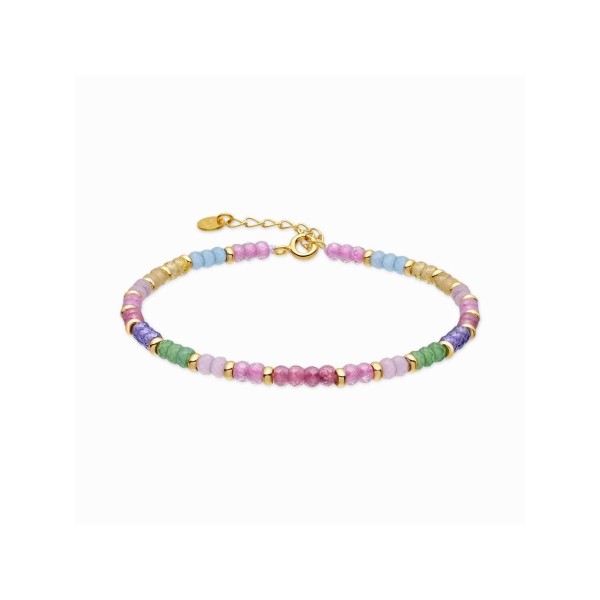 Luxenter Pulsera Zograx Plata Chapada Piedras