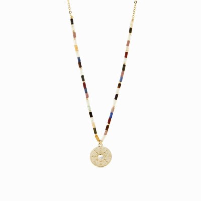 Luxenter Collar Shau Acero Chapado Piedras