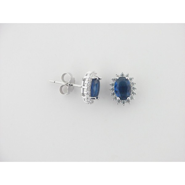 Pendientes plata circonitas