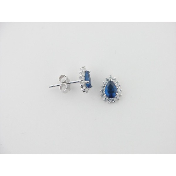 Pendientes plata circonitas