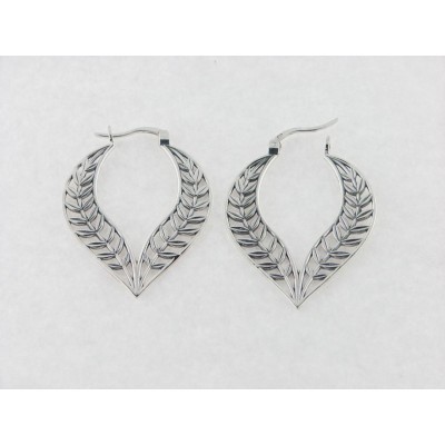Pendientes aro plata