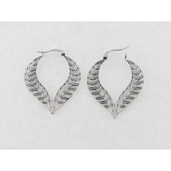 Pendientes aro plata