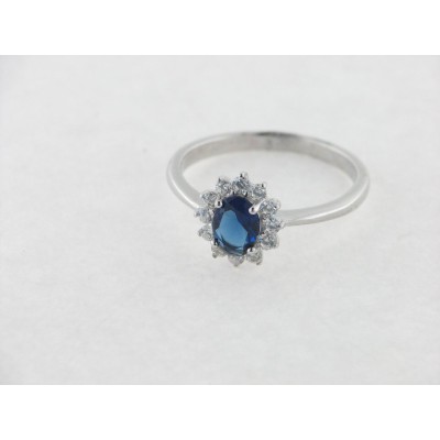 Anillo plata circonitas