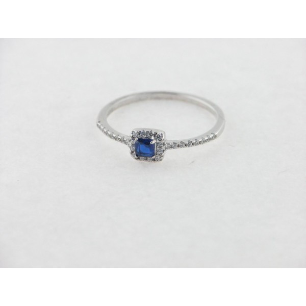Anillo plata circonitas