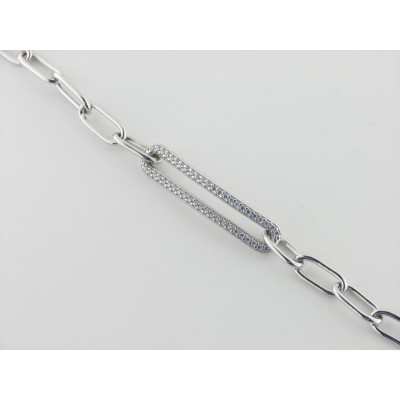 Duran Exquse pulsera plata circonitas