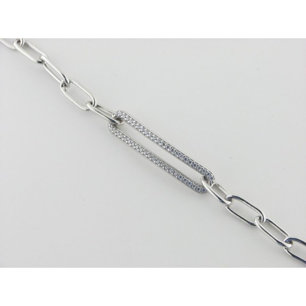 Duran Exquse pulsera plata circonitas