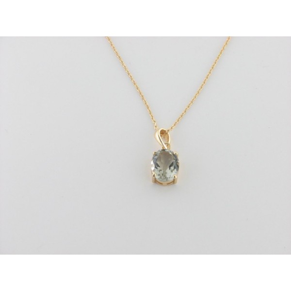 Duran Exquse colgante c/cadena plata chapada amatista