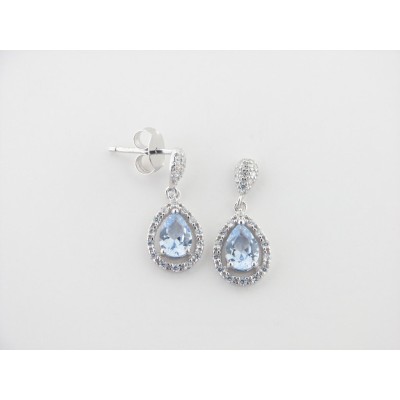 Duran Exquse pendientes plata circonitas