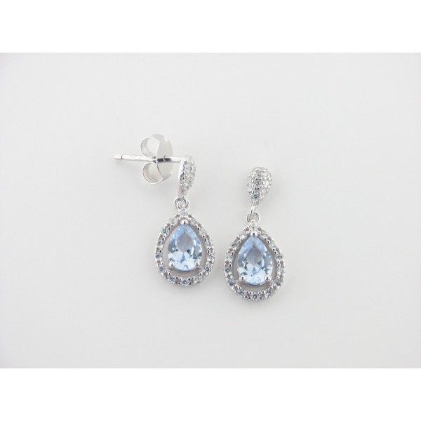 Duran Exquse pendientes plata circonitas