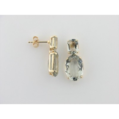 Duran Exquse pendientes plata chapada amatistas
