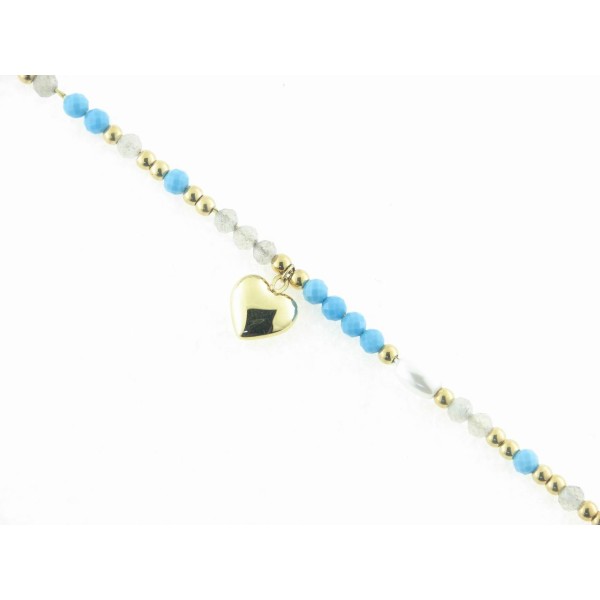 Lotus Pulsera Acero Chapado