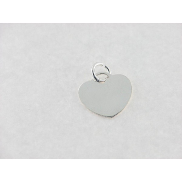 Colgante Plata Corazón Liso Pequeño
