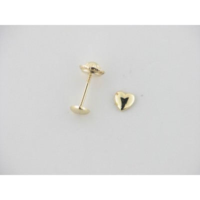 Pendientes Oro Corazón