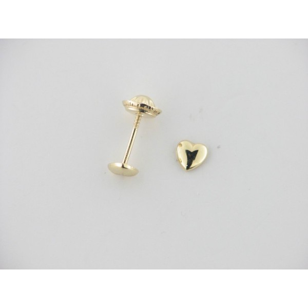 Pendientes Oro Corazón