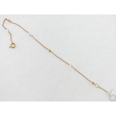 Pulsera Oro Perlas