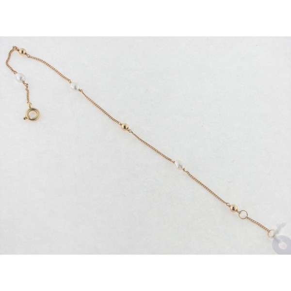 Pulsera Oro Perlas