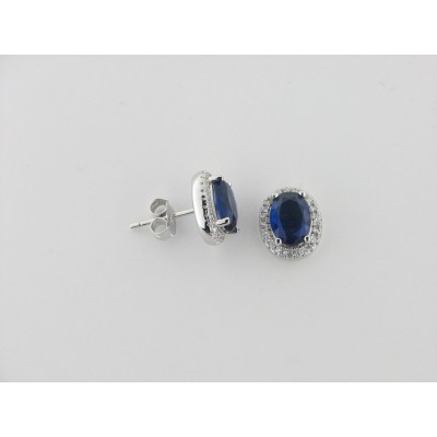 Pendientes plata circonitas