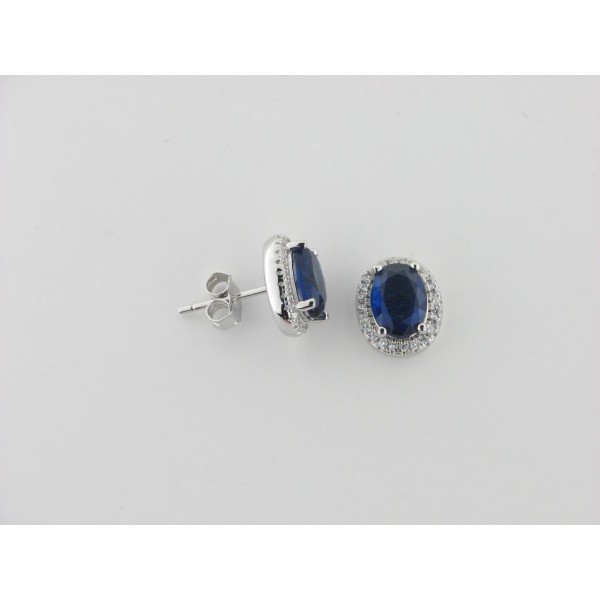 Pendientes plata circonitas