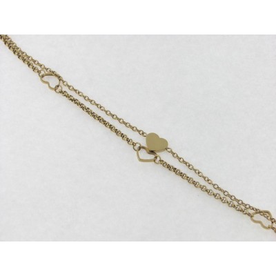 Lotus pulsera acero chapado