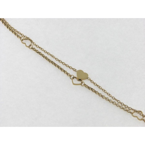Lotus pulsera acero chapado