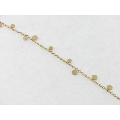 Lotus pulsera acero chapado