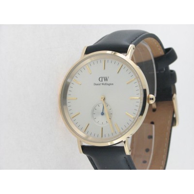 Daniel Wellington acero piel
