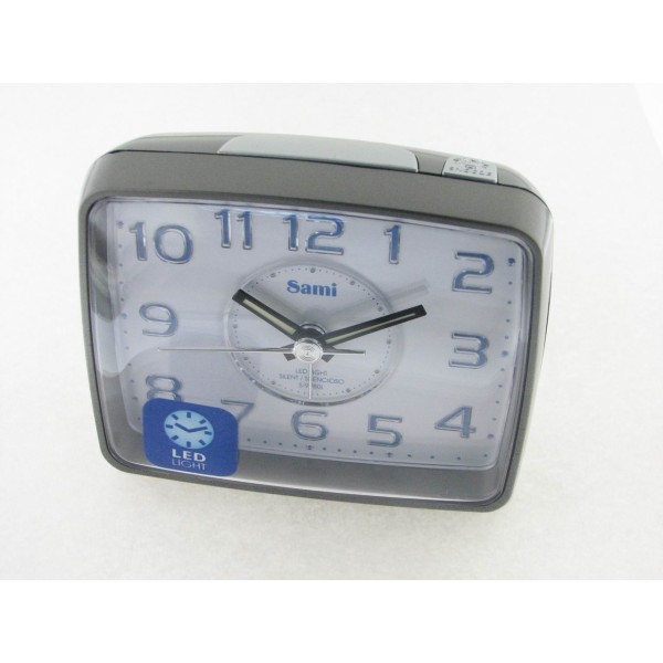 Sami Despertador Agujas Gris