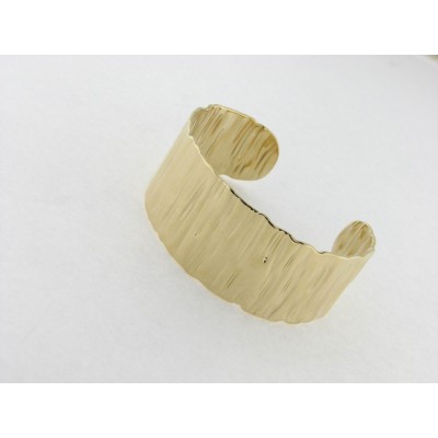 Lotus pulsera aro acero chapado