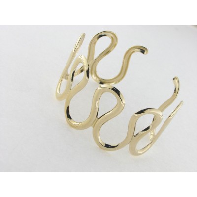 Lotus pulsera aro acero chapado