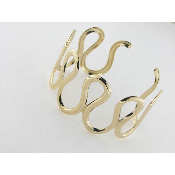 Lotus pulsera aro acero chapado