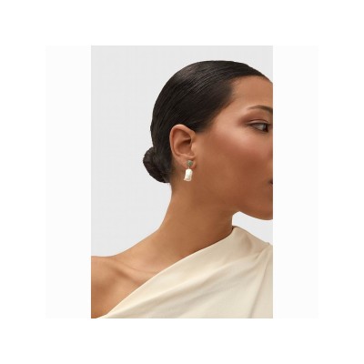 Duran Exquse Pendientes Plata Coco Doble