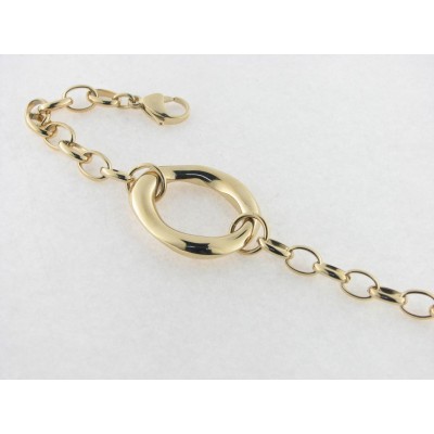 Lotus pulsera acero chapado