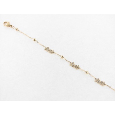 Lotus pulsera acero chapado