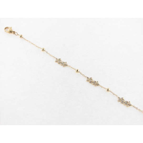 Lotus pulsera acero chapado