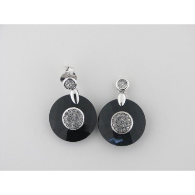 Viceroy pendientes plata cristal