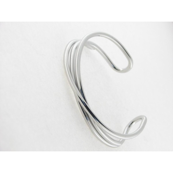 Lotus pulsera aro acero