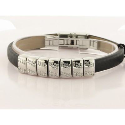 Viceroy  pulsera piel piedras
