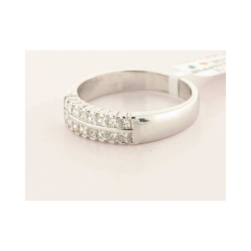 Sortija Oro Blanco Diamantes