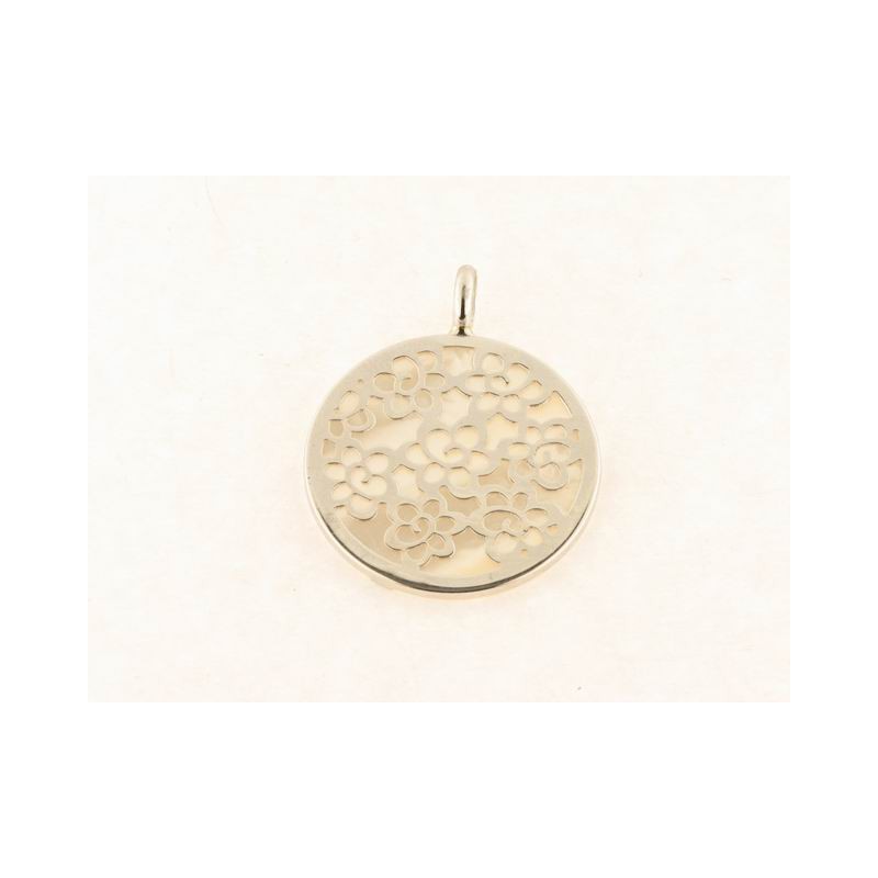 Colgante Oro Blanco Nacar